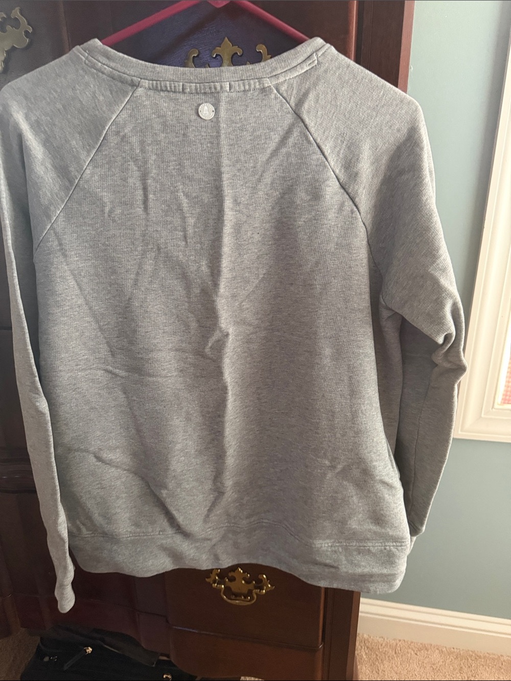 Barbour Grey Sweatshirt with Navy and Orange Fish Motif - Picture 5 of 5
